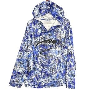 Mount’n Prairie Fish Hoodie Sweatshirt Men’s Size XL